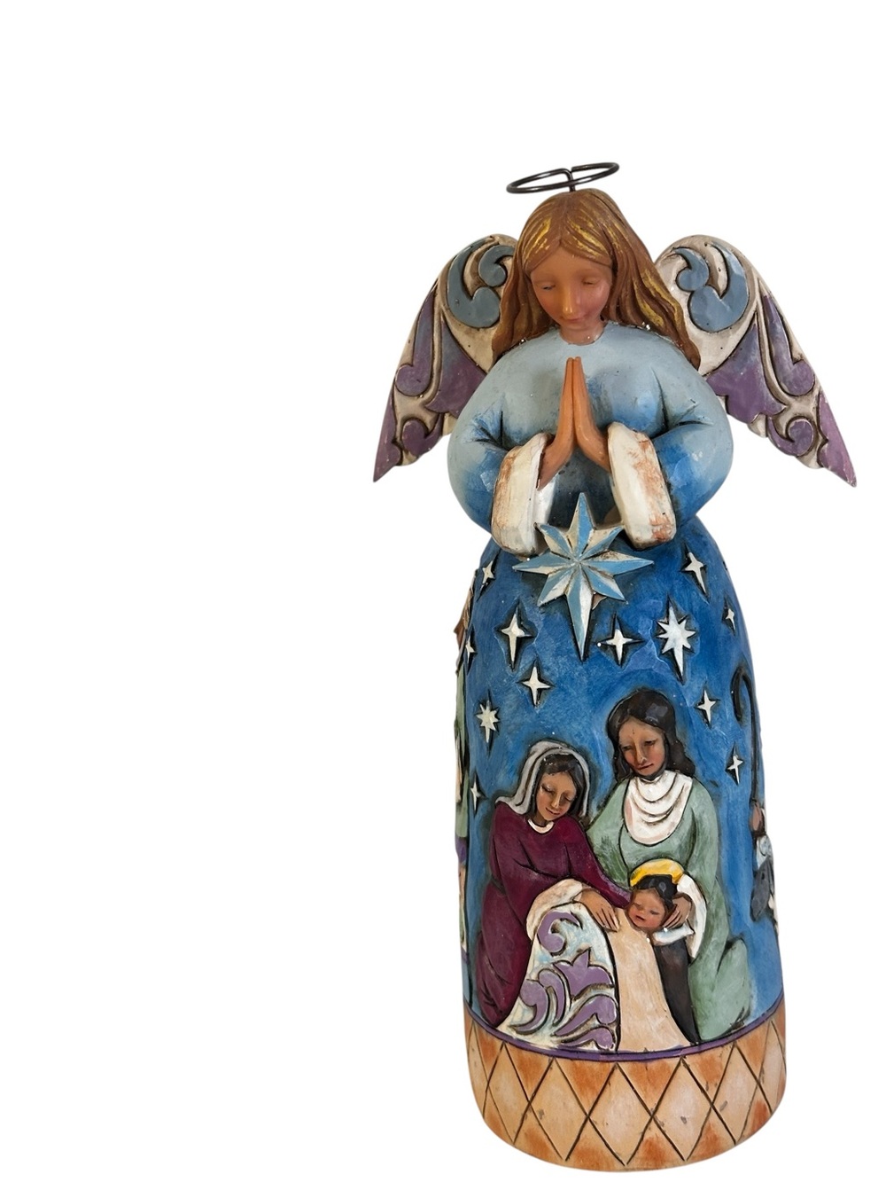 Jim Shore Heartwood Creek “Share A Christmas Prayer” Nativity Angel Figurine